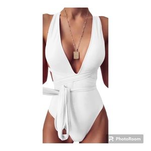 NEW LILOSY Sexy Tie Crisscross One Piece Bathing Suit